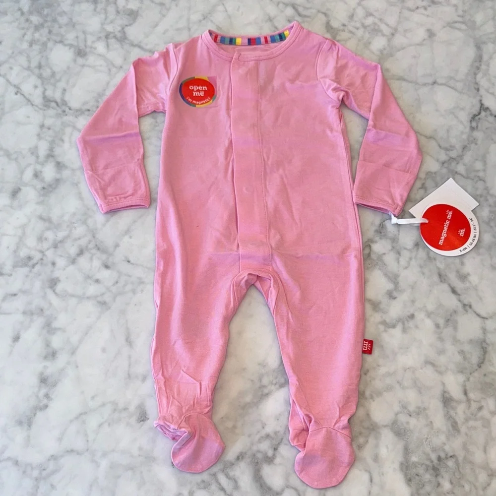 NWT MAGNETIC ME MODAL FOOTIE 3/6M - Picture 1 of 3